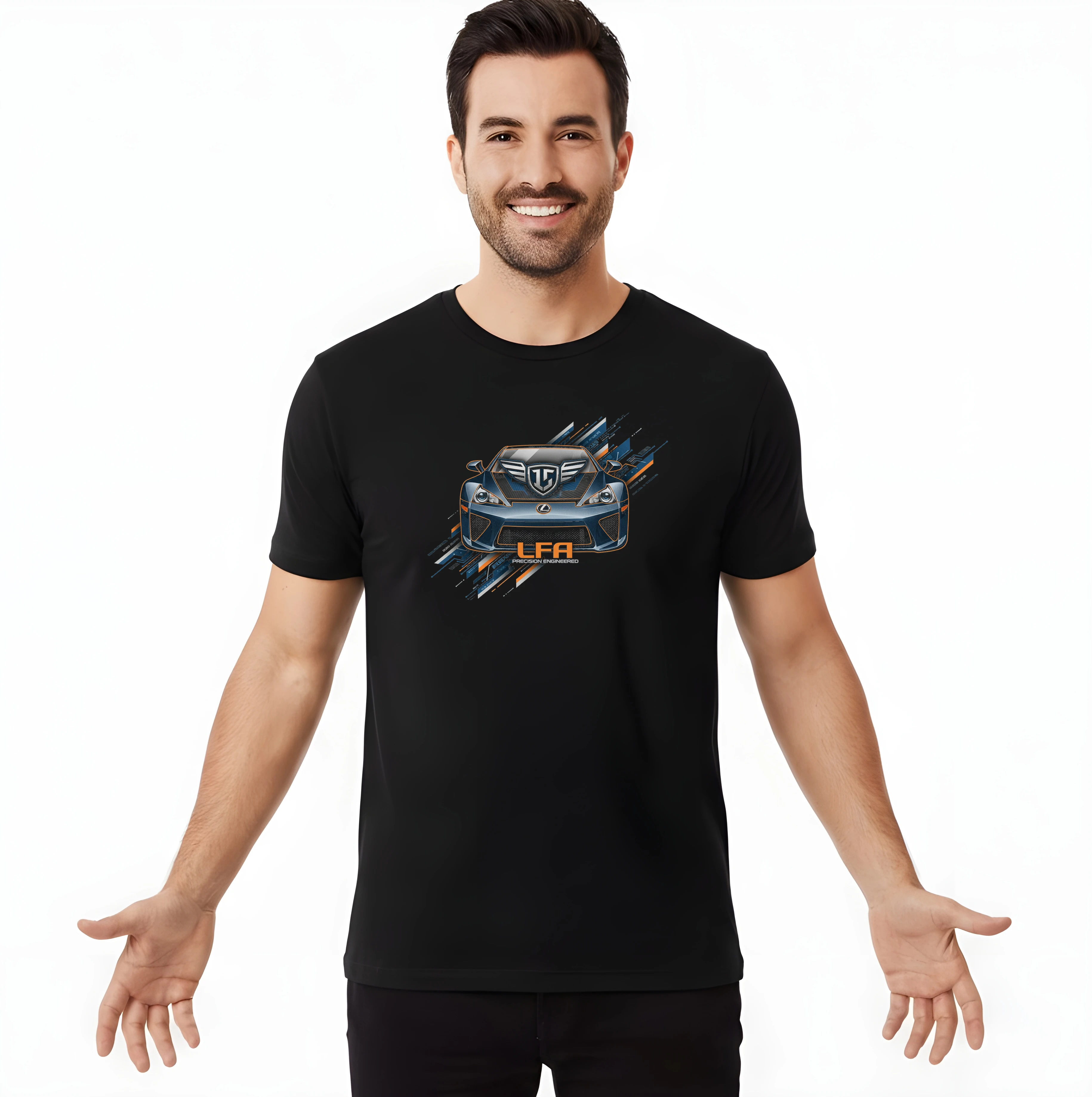 Pánské tričko Lexus Lfa Precision Engineered Precizní Karbonová Aerodynamika A Futuristická Síla