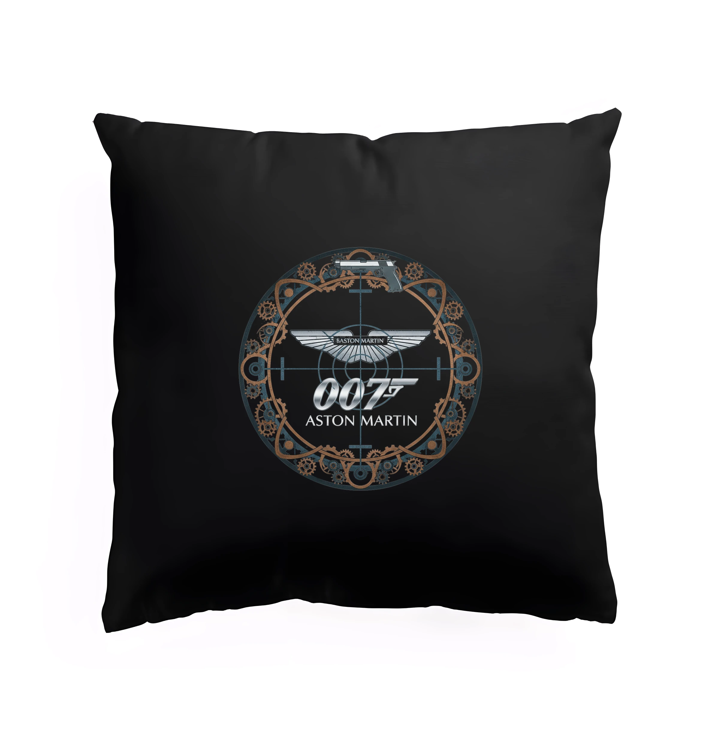 pillow_black_Šarm_Elegance_A_Síla_Aston_Martin_007_V_Mechanickém_Terči_Black