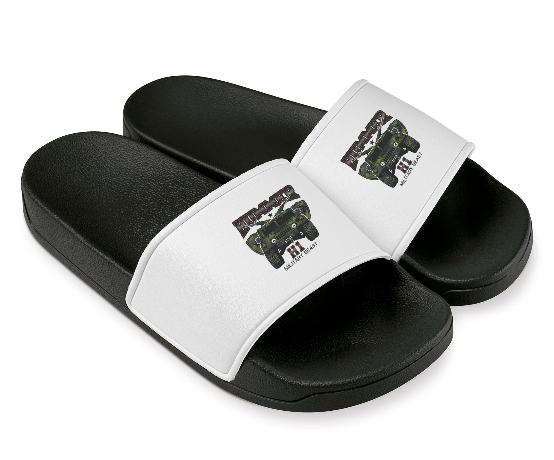 slippers_white_Hummer_H1_Vojenská_Bestie_Maskáčový_Terénní_Obr_White