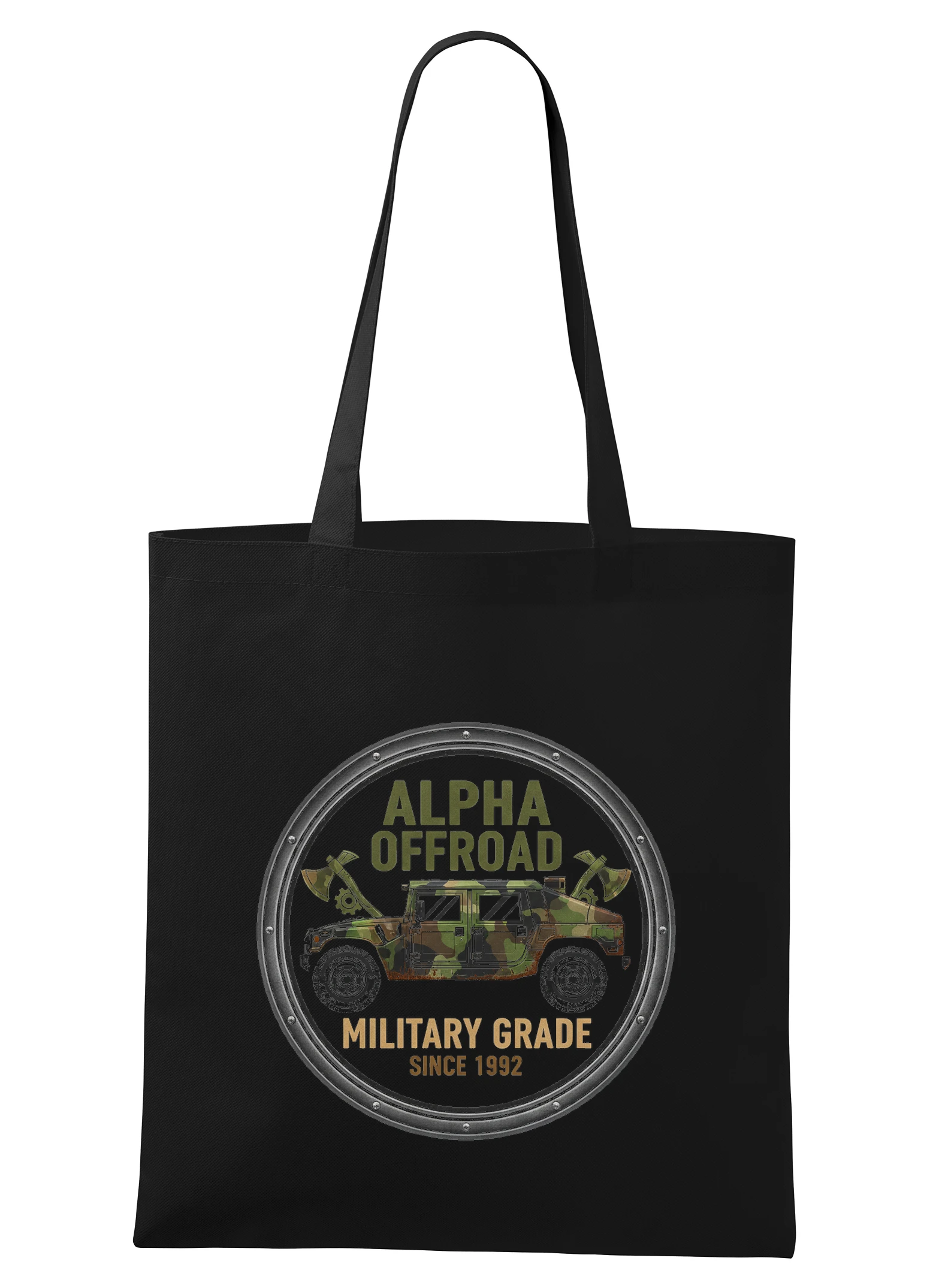 Alpha Offroad Military Camouflage Beast bevásárlótáska elpusztíthatatlan terepre