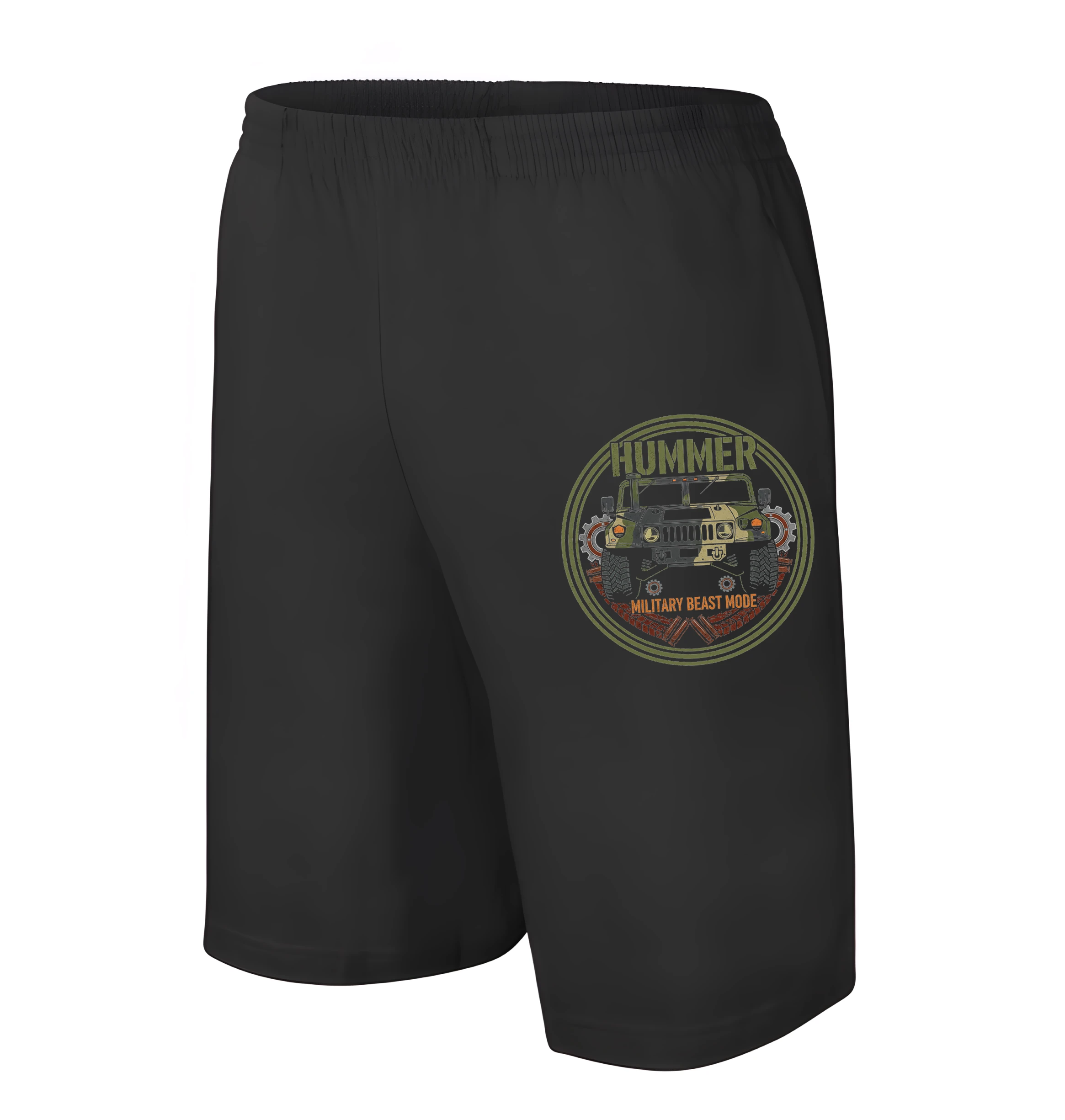 men_shorts_black_Hummer_H1_Armádní_Beast_Mode_Brutální_Terénní_Síla_A_Maskování_Black