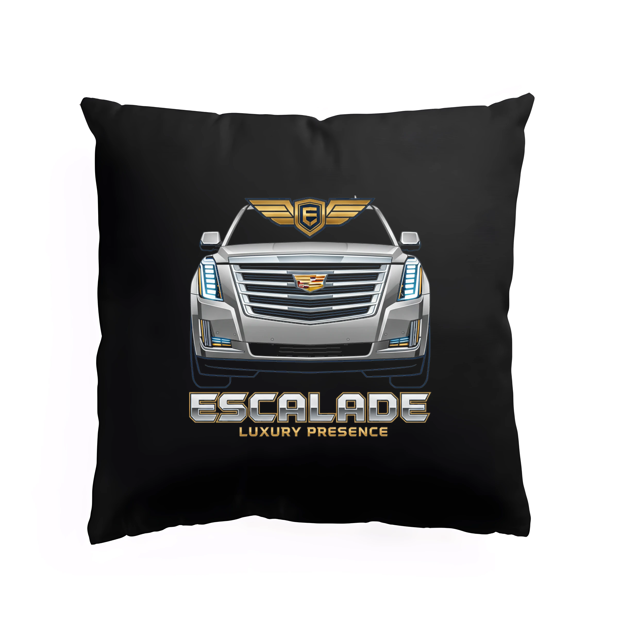 pillow_black_Escalade_Luxusní_Přítomnost_Ikona_Prémiové_Síly_A_Elegance_Black