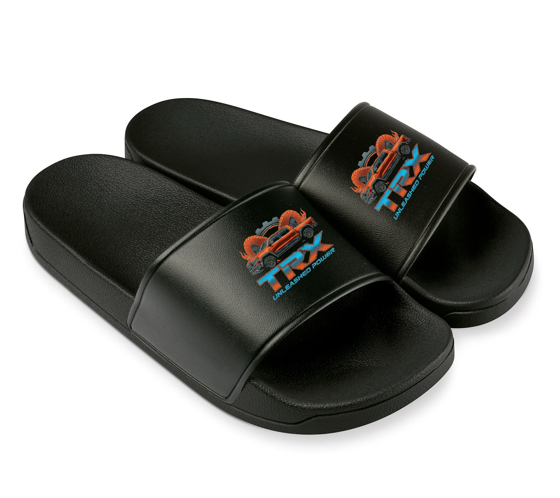 slippers_black_Trx_Divoká_Síla_Odhalená_Bestie_Rohů_A_Plamenů_Black