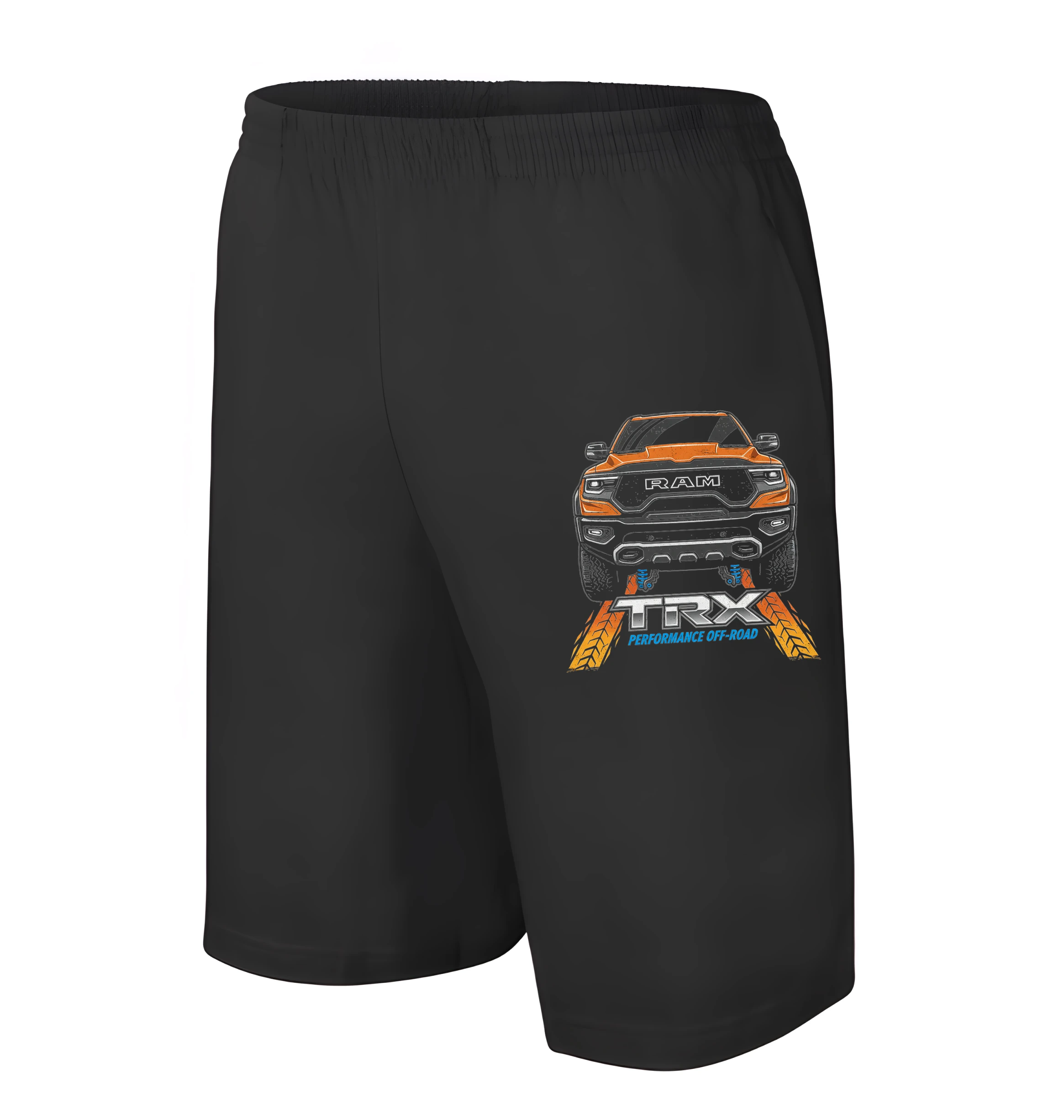 men_shorts_black_Divoký_Ram_Trx_Performance_Offroad_Síla_Pro_Každý_Terén_Black