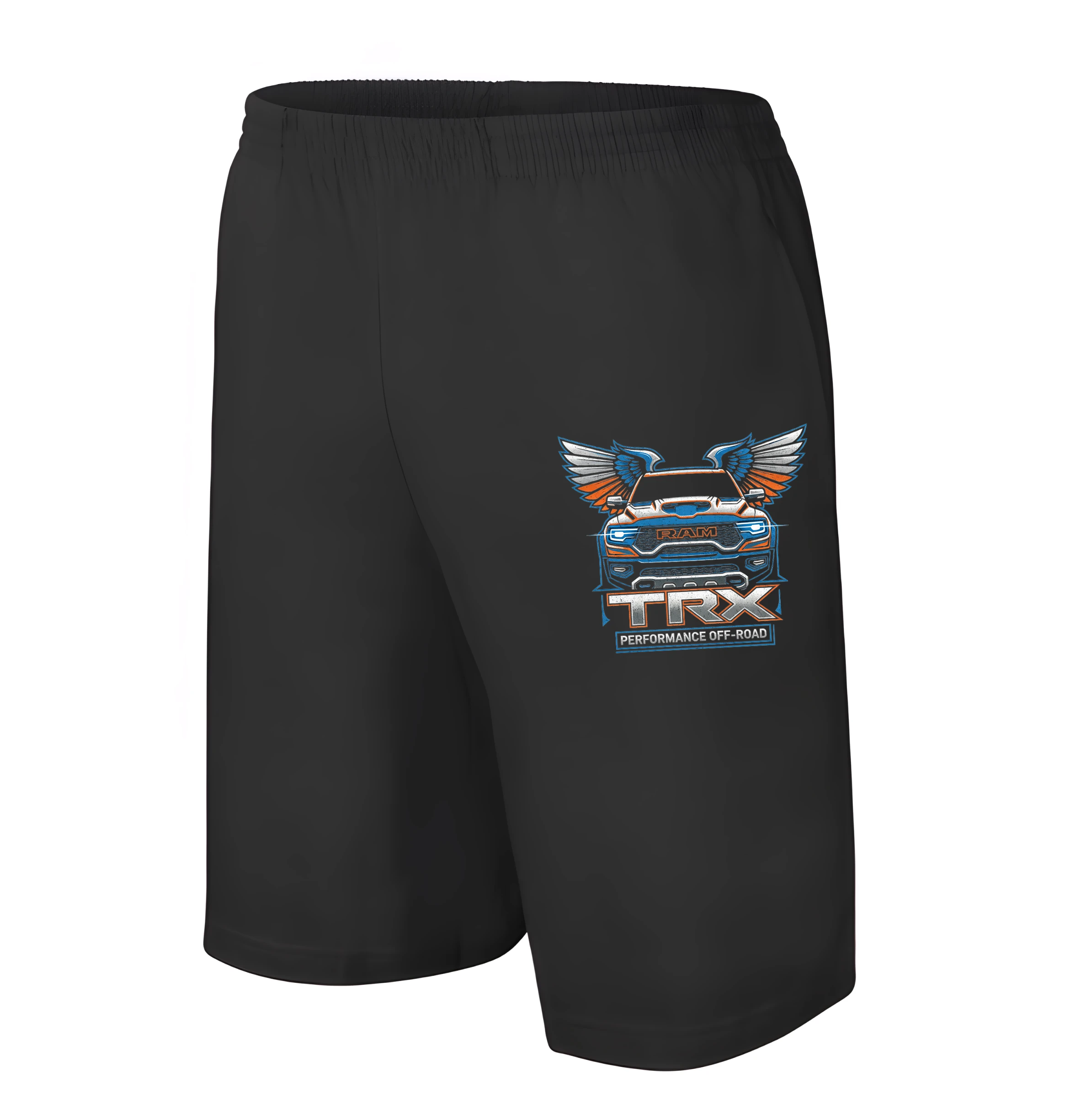 men_shorts_black_Křídla_Síly_Ram_Trx_Performance_Offroad_Terénní_Ikona_Black