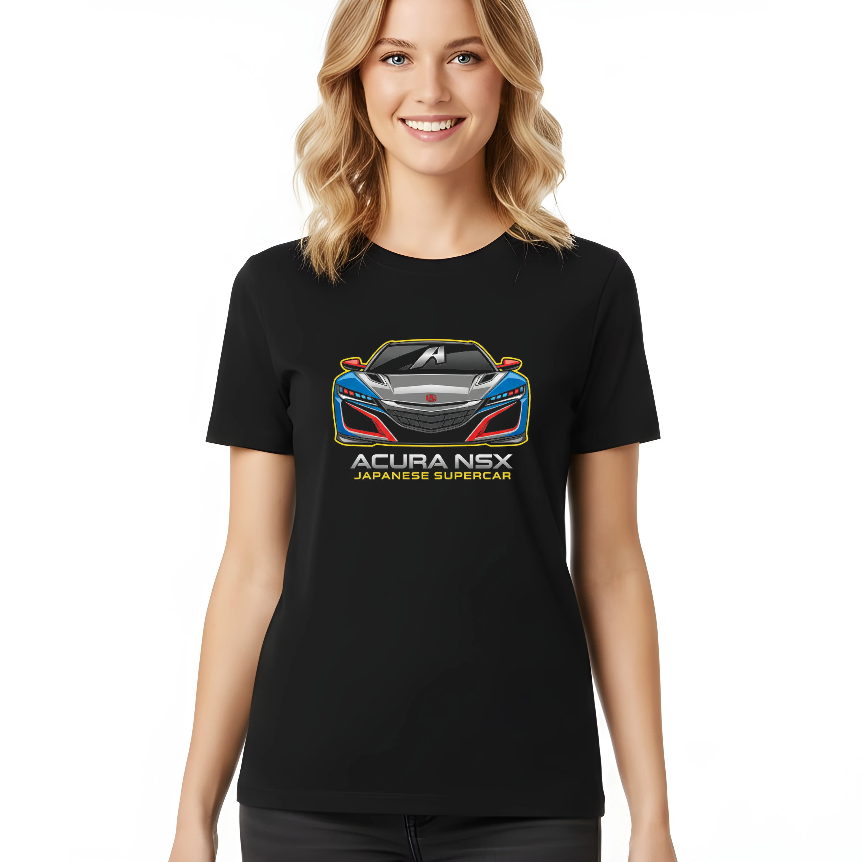 Acura NSX női póló, villám, a csúcsteljesítmény és stílus japán ikonja