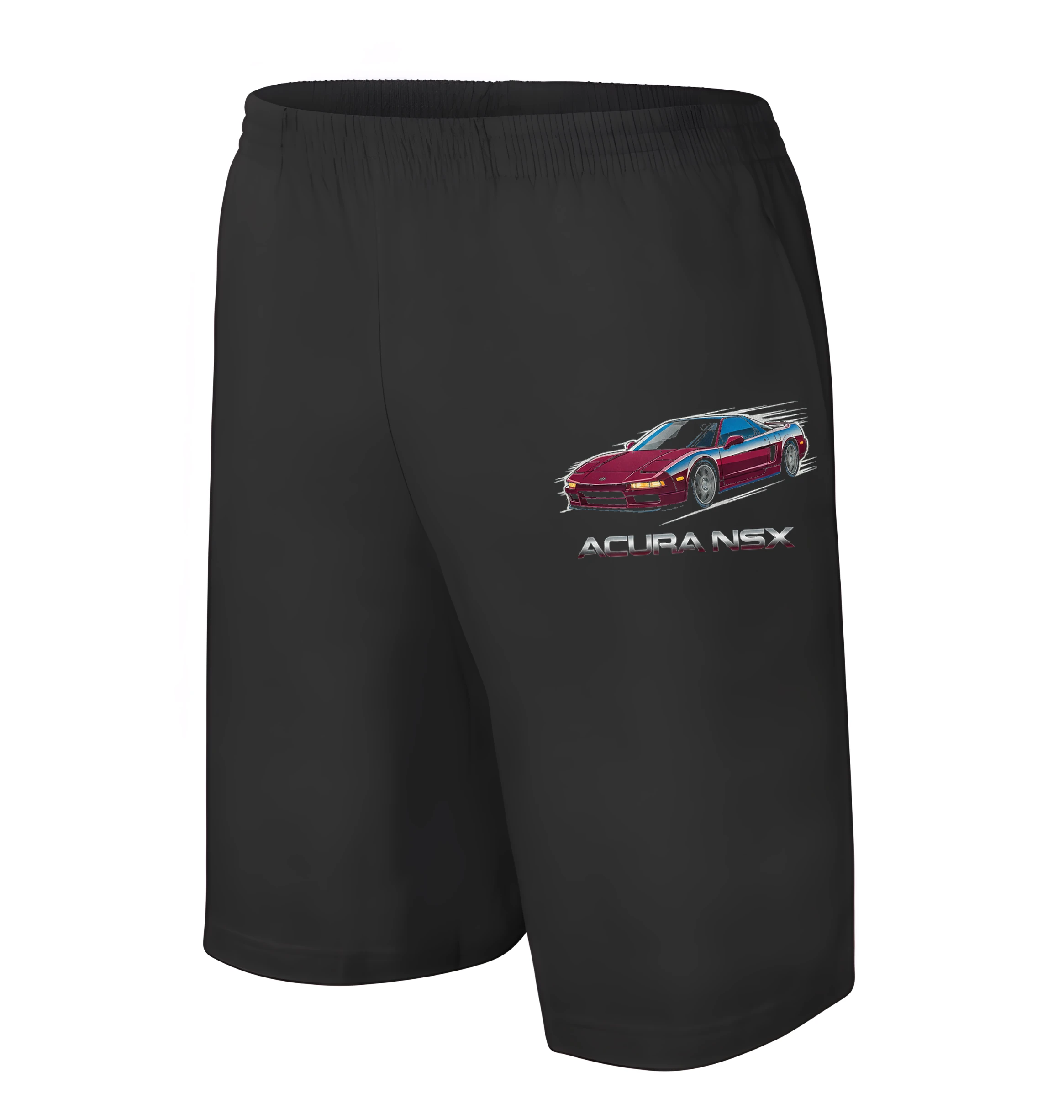 men_shorts_black_Retro_Japonská_Rychlost_A_Elegance_Acura_Nsx__Dokonalý_Závodní_Sen_Black_uptop