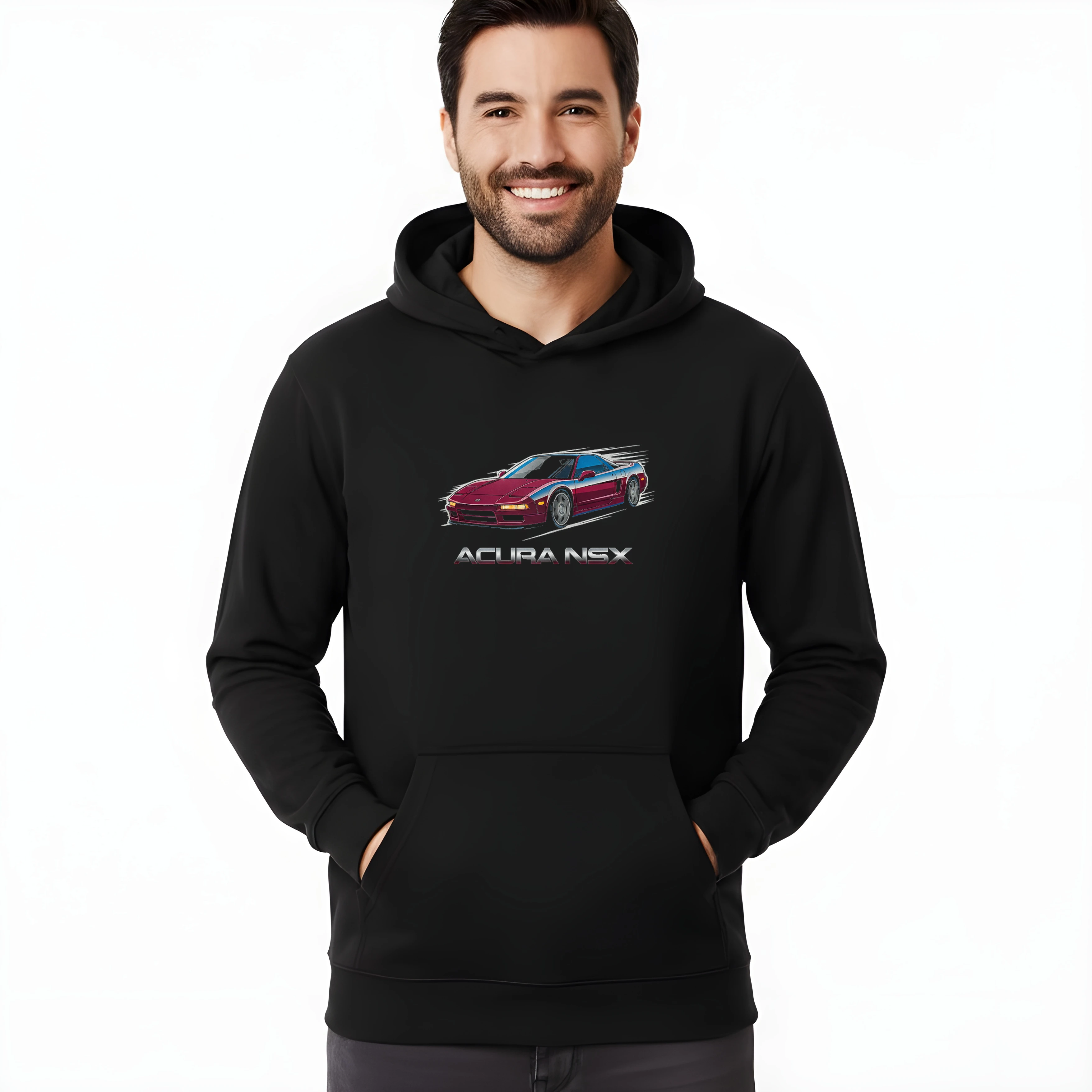 hoodie_black_Retro_Japonská_Rychlost_A_Elegance_Acura_Nsx__Dokonalý_Závodní_Sen_Black_uptop