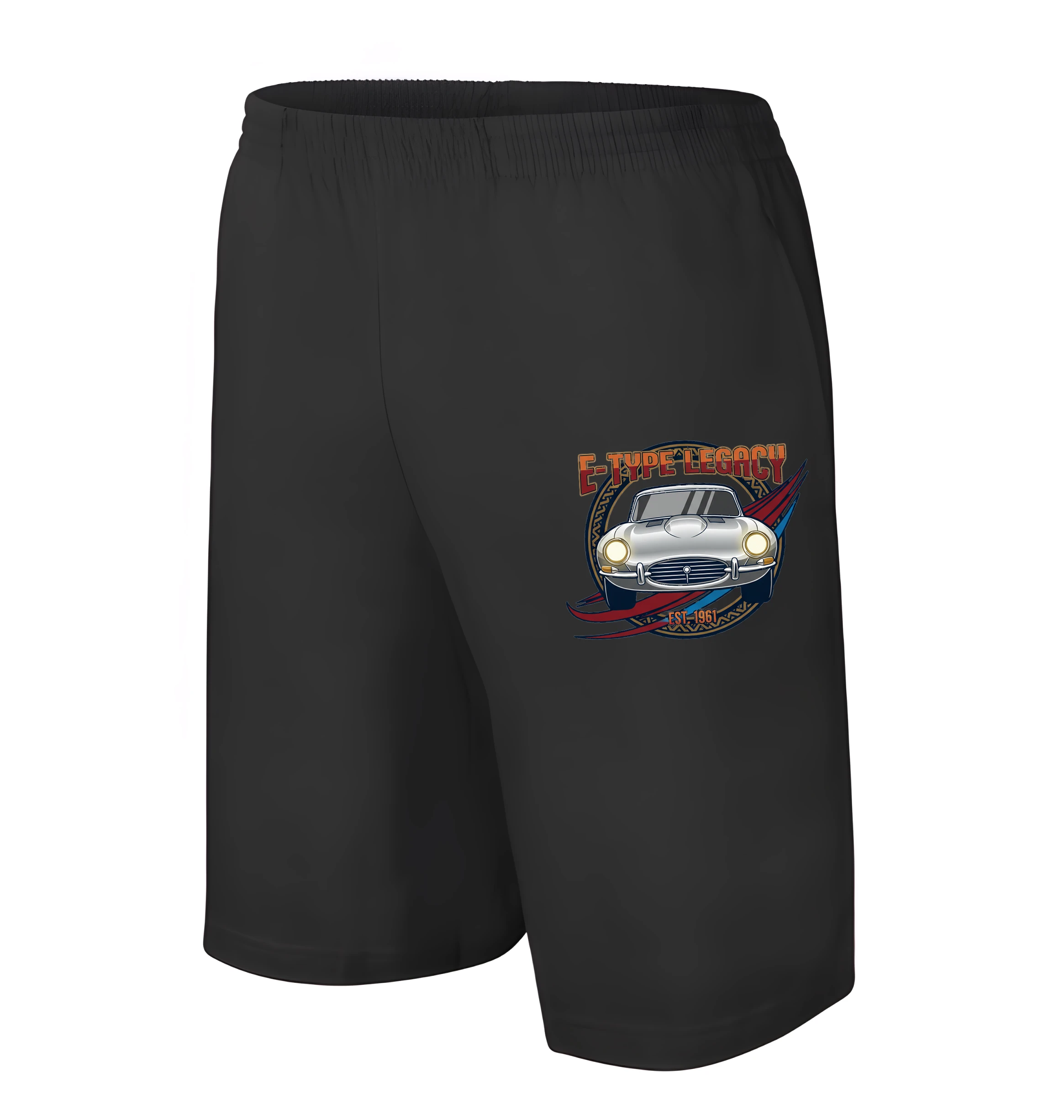 men_shorts_black_Etype_Legendární_Krása_Britské_Ikony_Retro_Styl_1961_Black