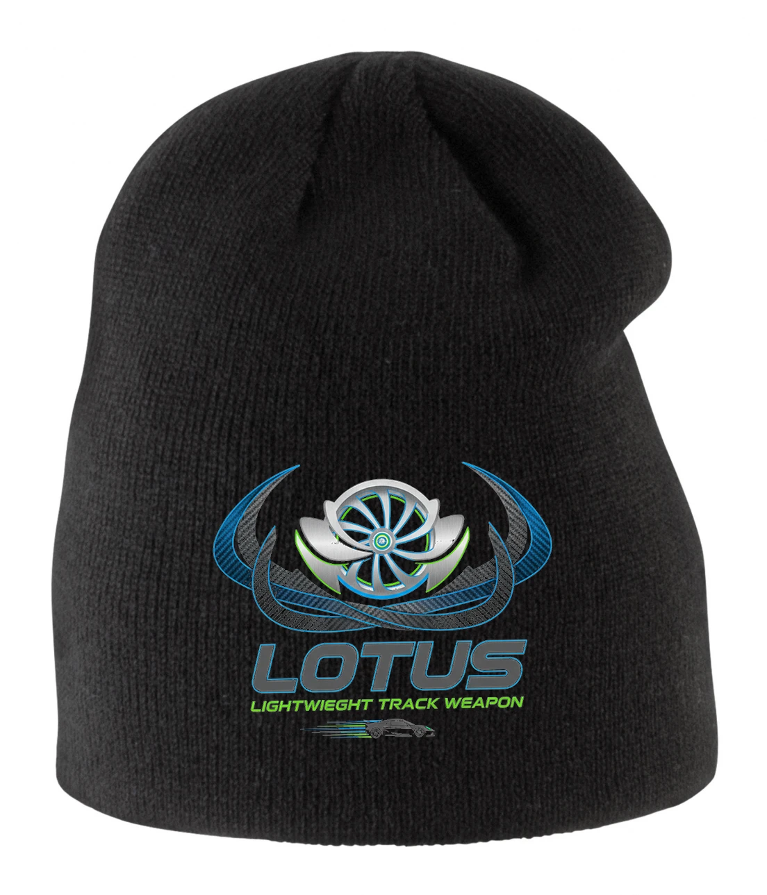 Gyermek téli sapka Lotus Ultralight Track Gun turbinával és karbonfényű lökhárítóval