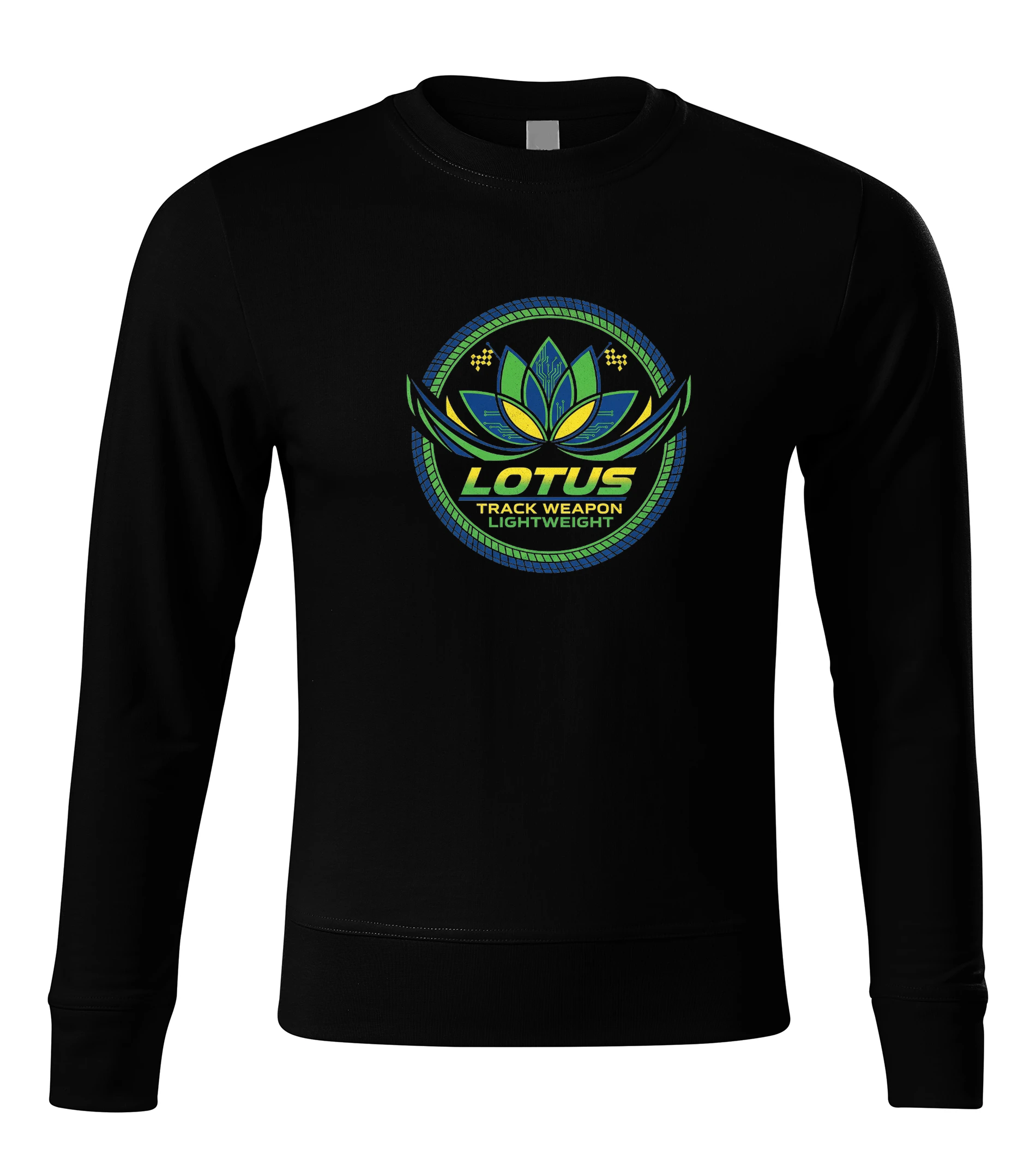 Mikina bez kapuce Lotus Lehký Závodní Symbol Digitální Lotos Pneumatický Okruh A Rychlost