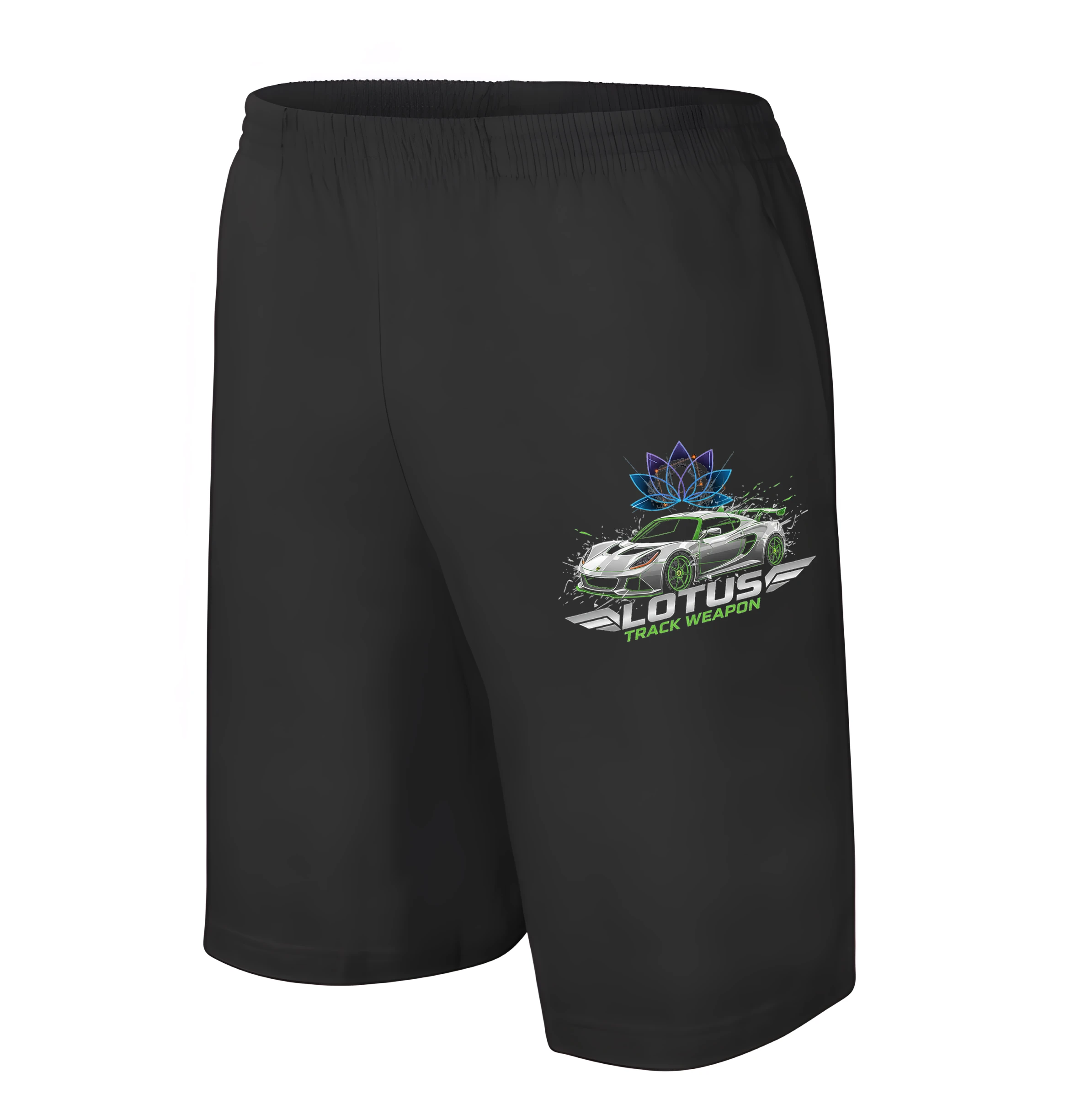men_shorts_black_Lotus_Track_Weapon_Lehký_Okruhový_Stroj_S_Neonovým_Akcentem_Black