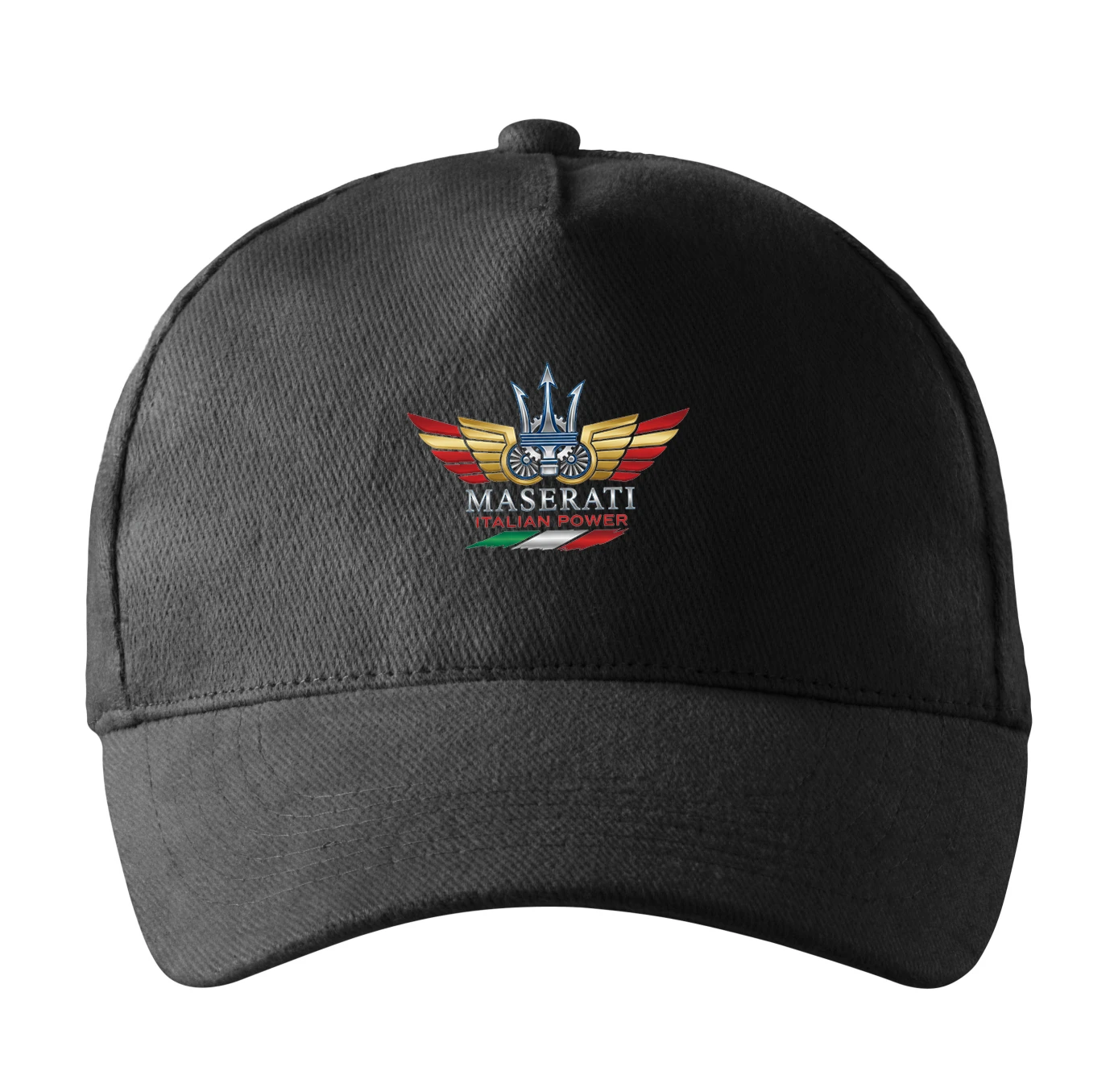cap_black_Maserati_Italská_Tridentová_Síla_Křídla_Precizní_Mechanika_A_Luxusní_Výkon_Black_middle