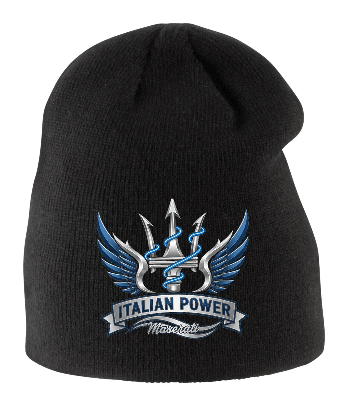 Dětská zimní čepice Italská Síla Trojzubce A Křídel Italian Power Maserati Inspirace