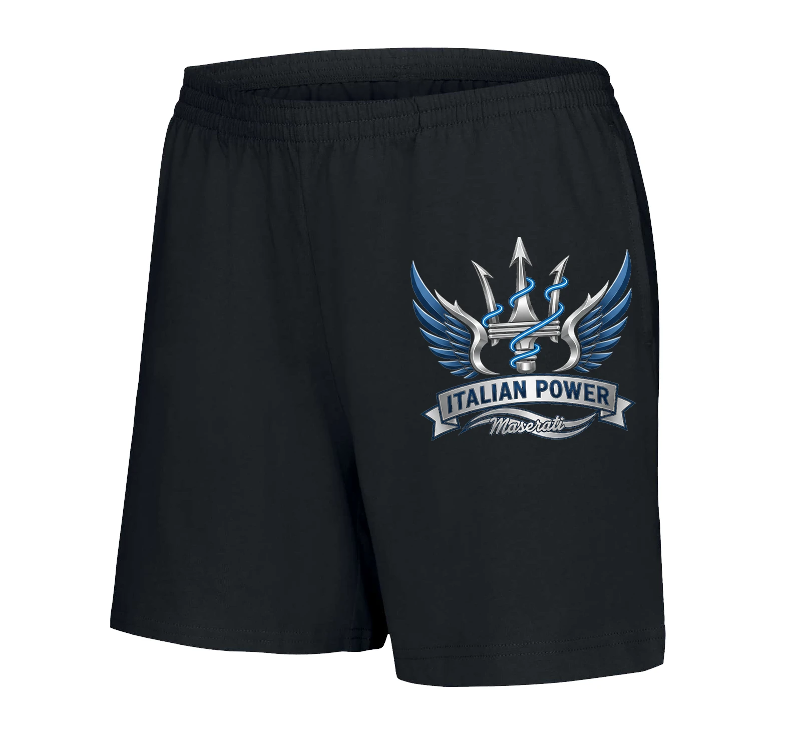woman_shorts_black_Italská_Síla_Trojzubce_A_Křídel_Italian_Power_Maserati_Inspirace_Black