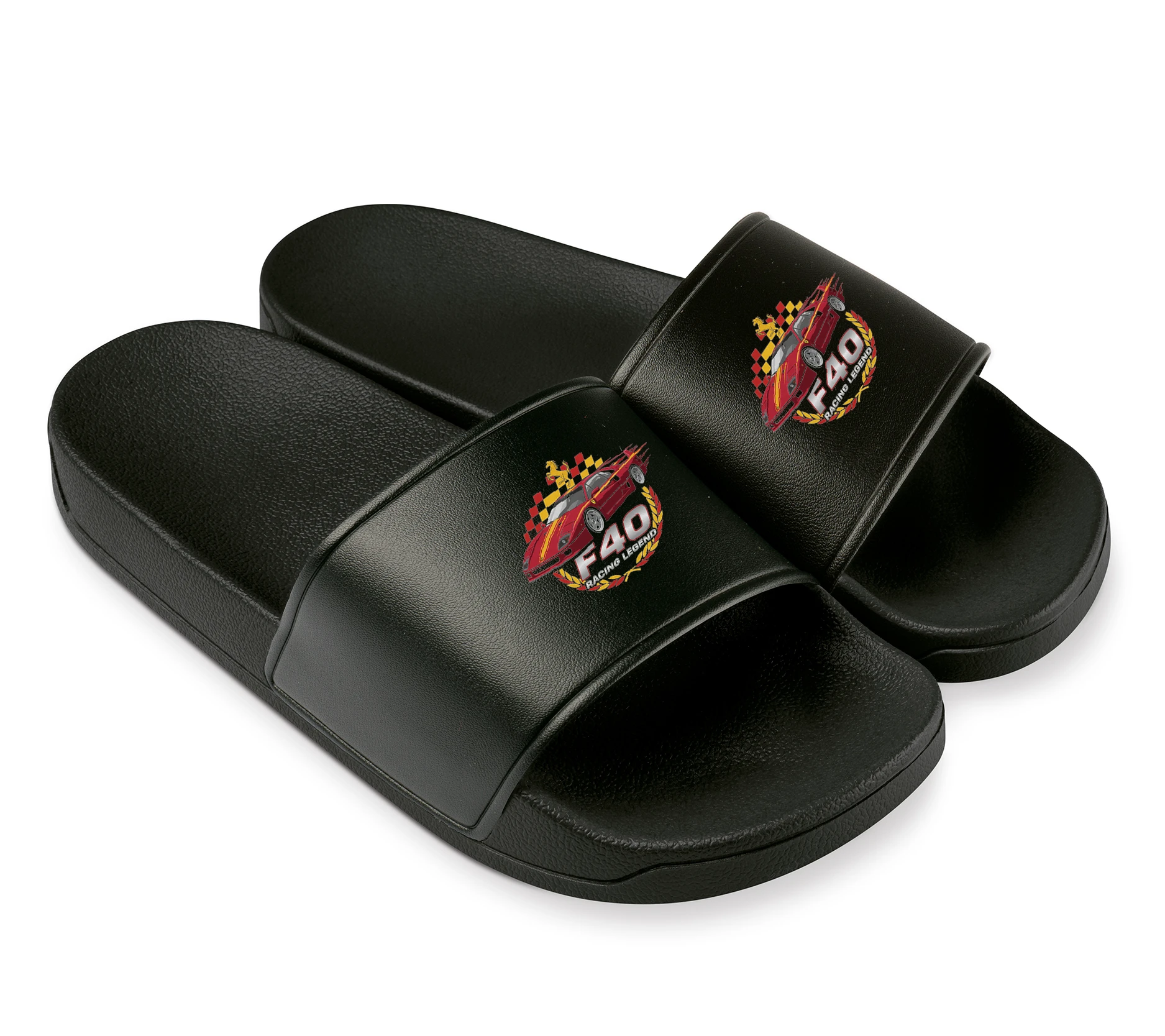 slippers_black_Legendární_F40_Racing_Legend_Plameny_Rychlost_A_Vášeň_Black