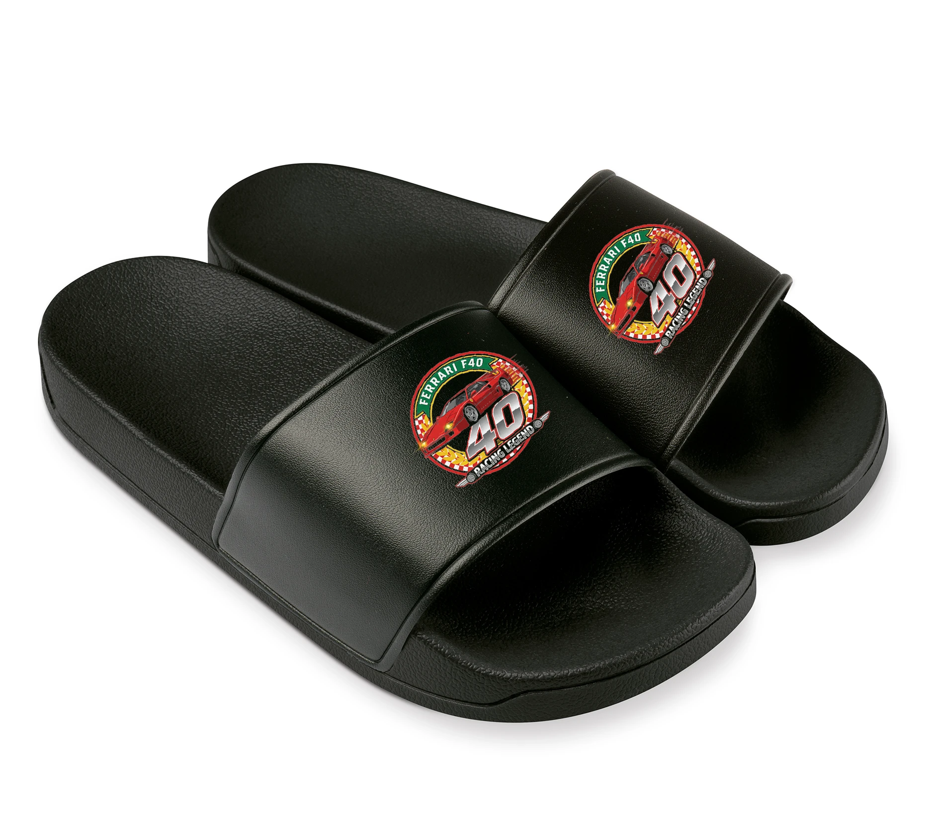 slippers_black_Ferrari_F40_Legendární_Závodní_Ikona_40_Let_Adrenalinu_A_Rychlosti_Black