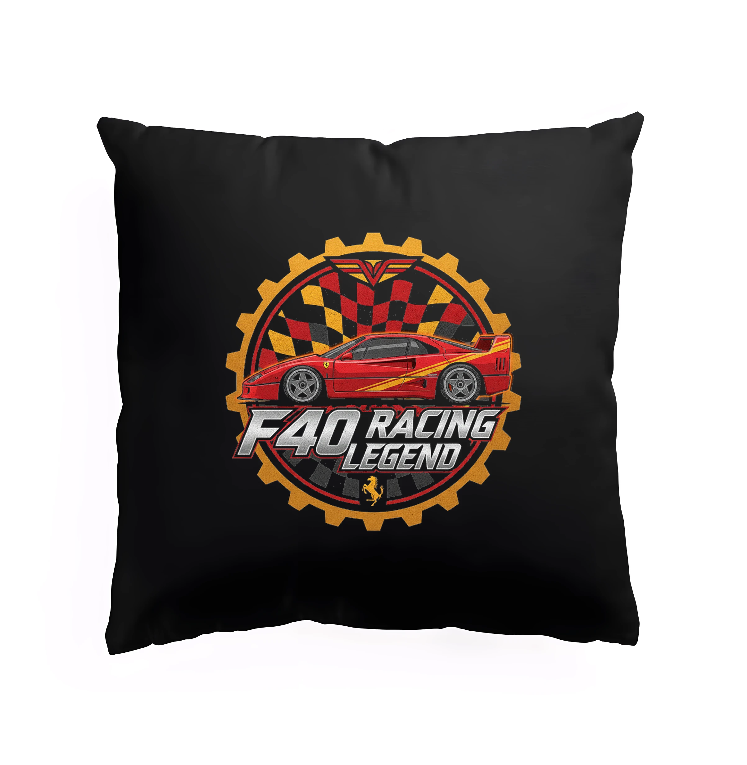 pillow_black_Ferrari_F40_Racing_Legend__Ikona_Závodních_Tratí_A_Adrenalinu_Black