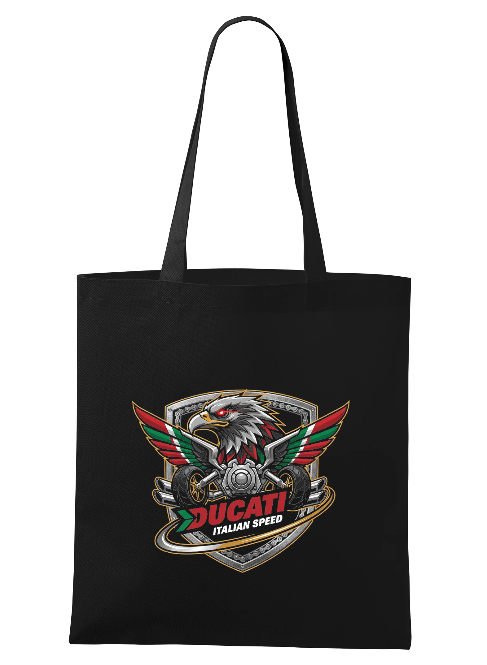 Ducati Eagle bevásárlótáska Olasz erő, sebesség és motorozási szenvedély