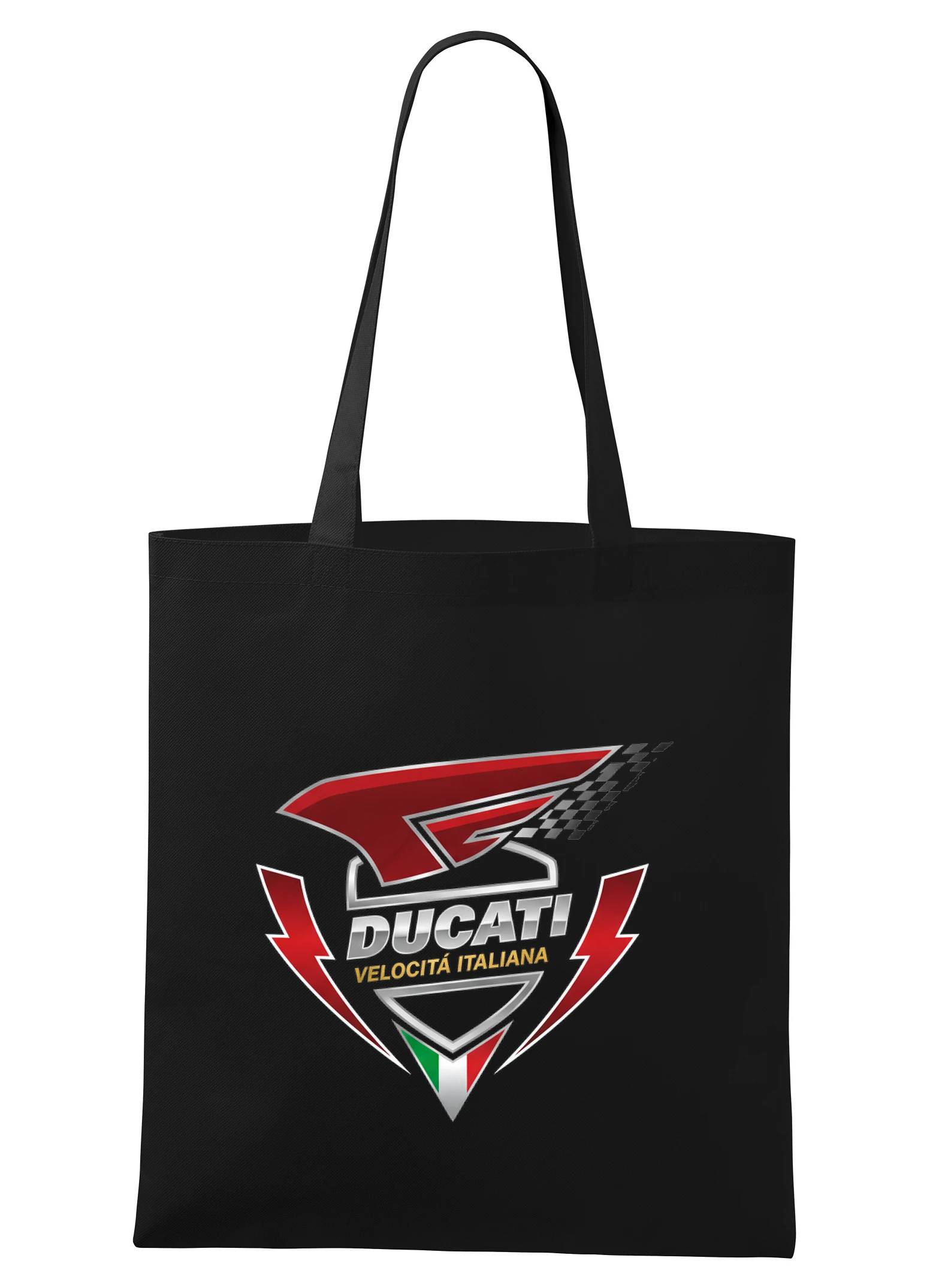 Nákupní taška Ducati Italská Rychlost A Závodní Vášeň Síla Styl A Tradice